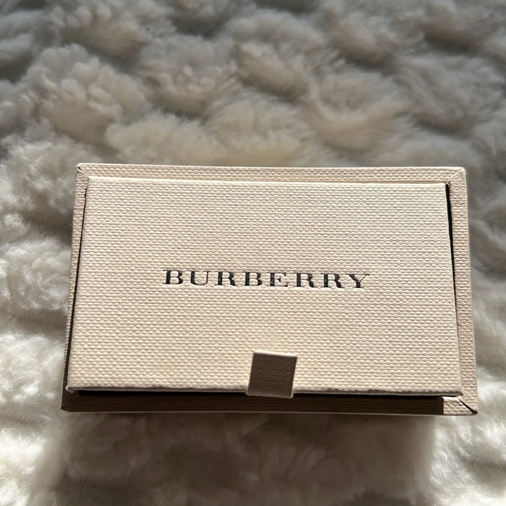 Burberry Check Cuff Links-Authentic-NIB
